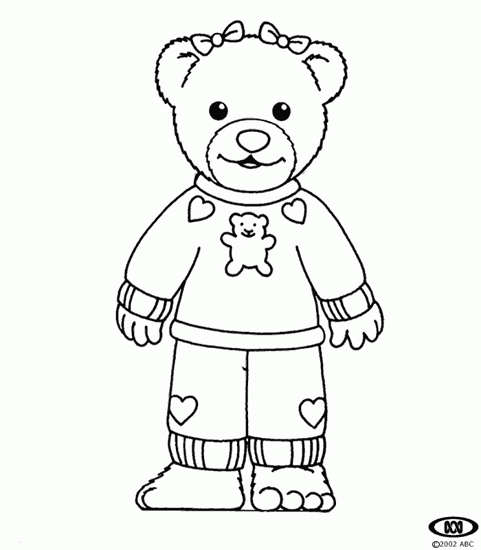 slumber party coloring pages